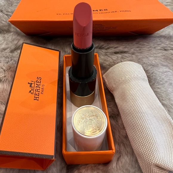 Hermes Other - HERMES ROUGE SATIN LIPSTICK ROSE ENCENS